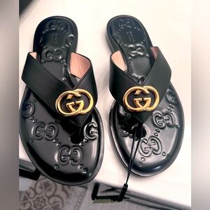 Gucci interlocking G sandals size 8.5